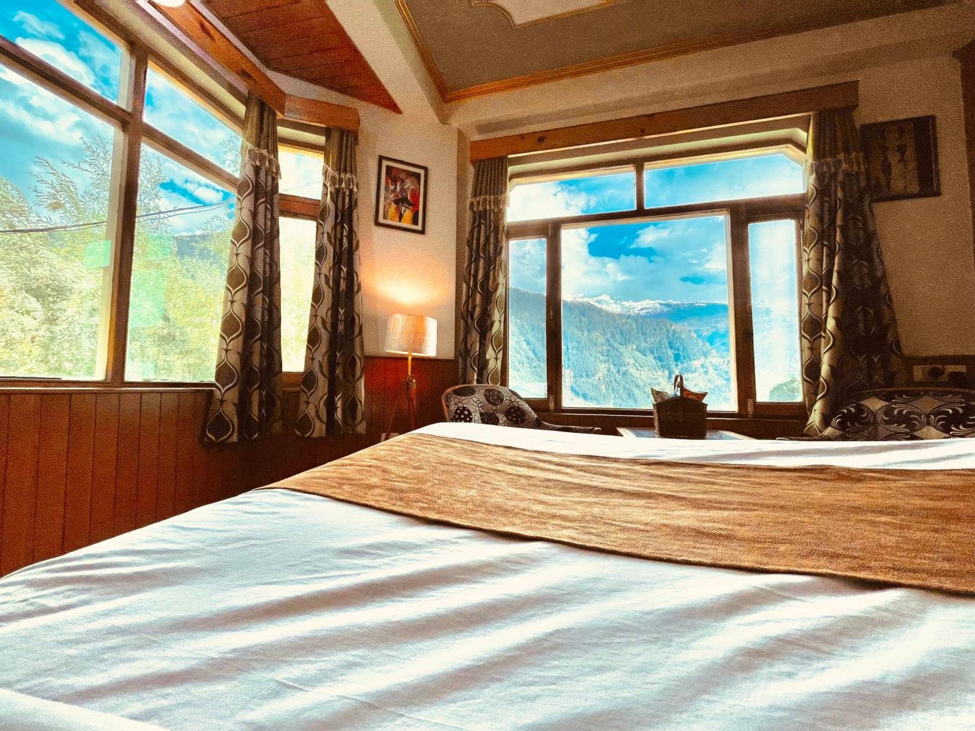 Woods Villa Cottages Manali - 1,2,3,4 Cottages & Villas Available In Manali With Scenic Mountain View מראה חיצוני תמונה
