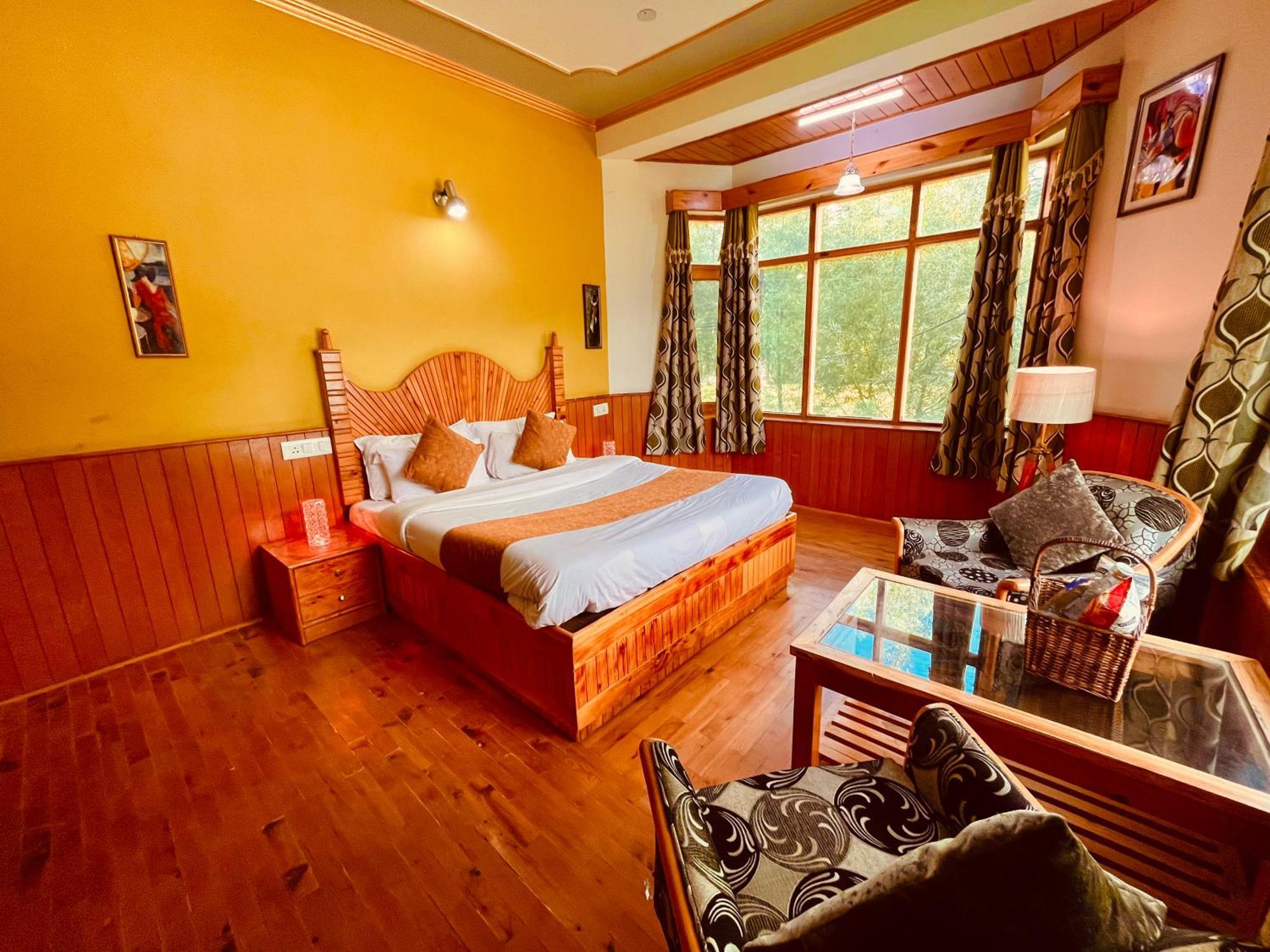 Woods Villa Cottages Manali - 1,2,3,4 Cottages & Villas Available In Manali With Scenic Mountain View מראה חיצוני תמונה